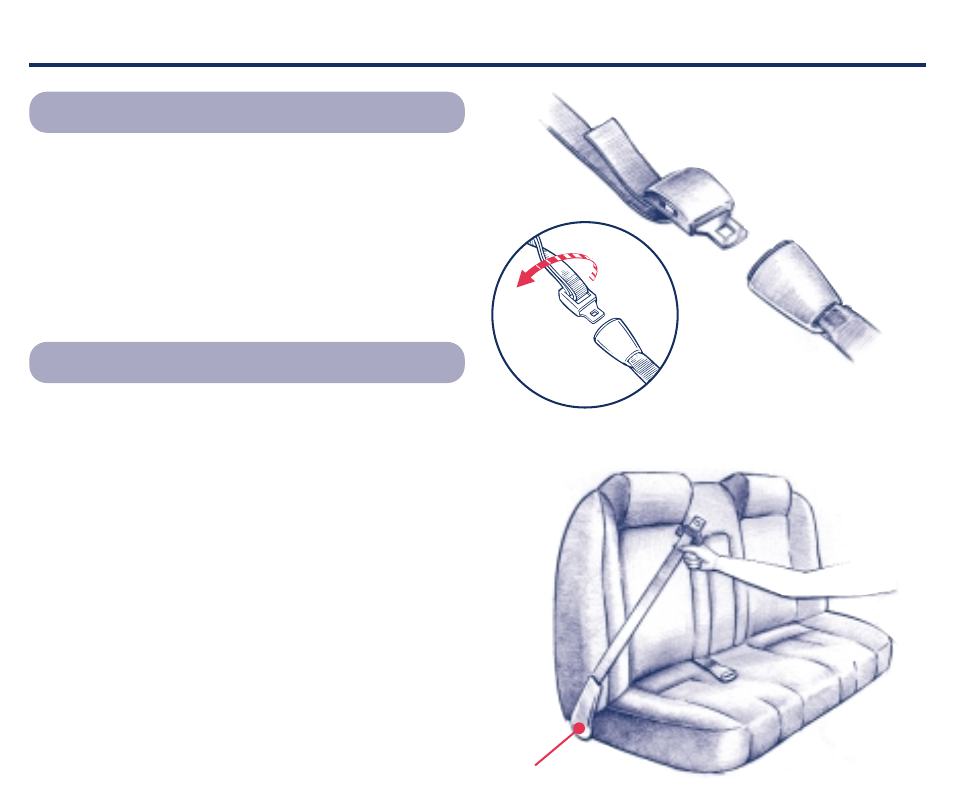 Vehicle seat belts | Century Avanta User Manual | Page 20 / 28