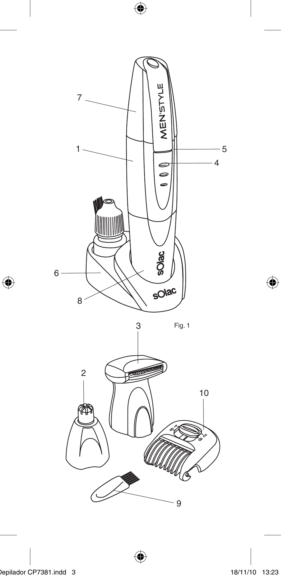 SOLAC CP7381 User Manual | Page 4 / 48