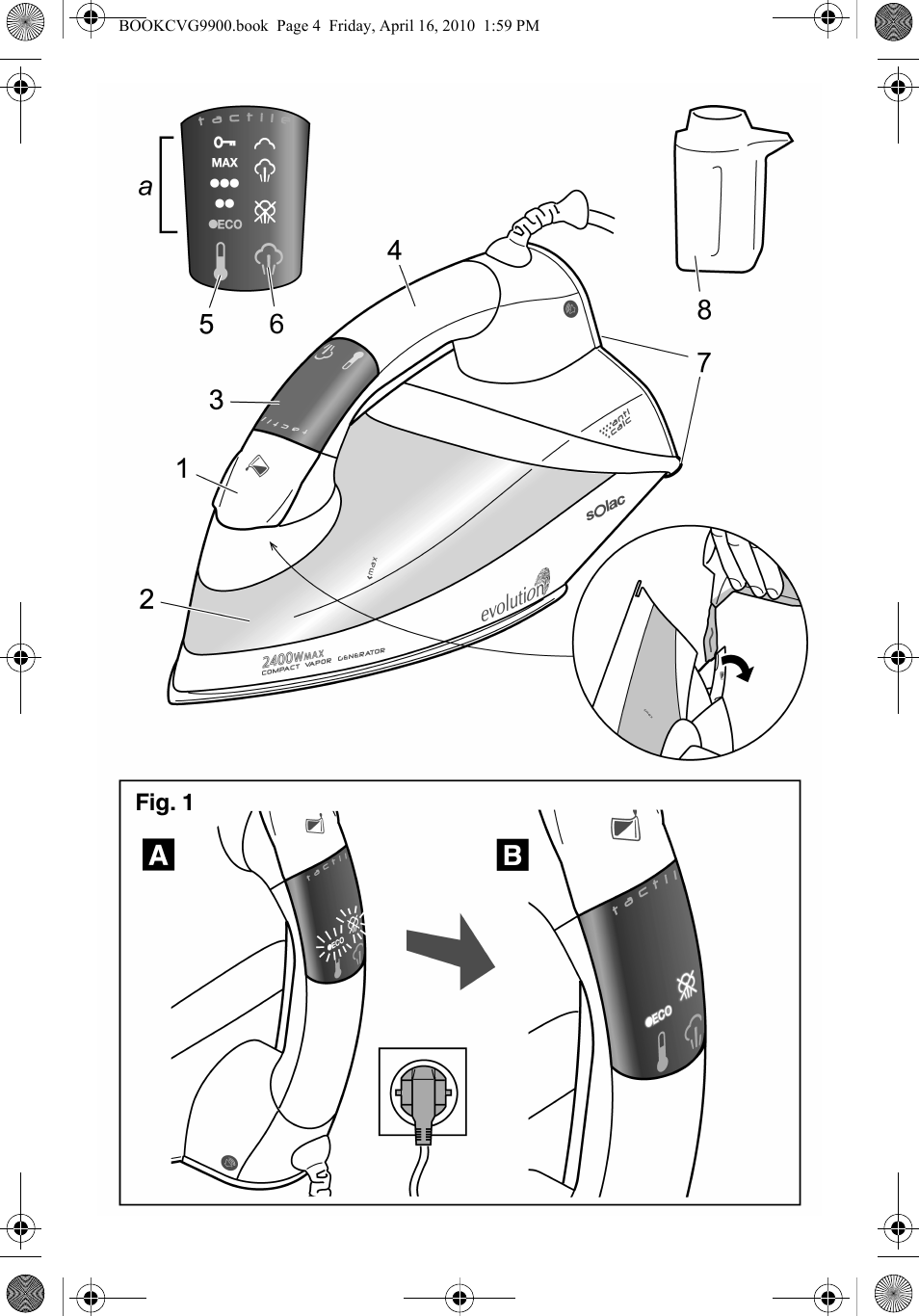 SOLAC CVG9900 User Manual | Page 3 / 90
