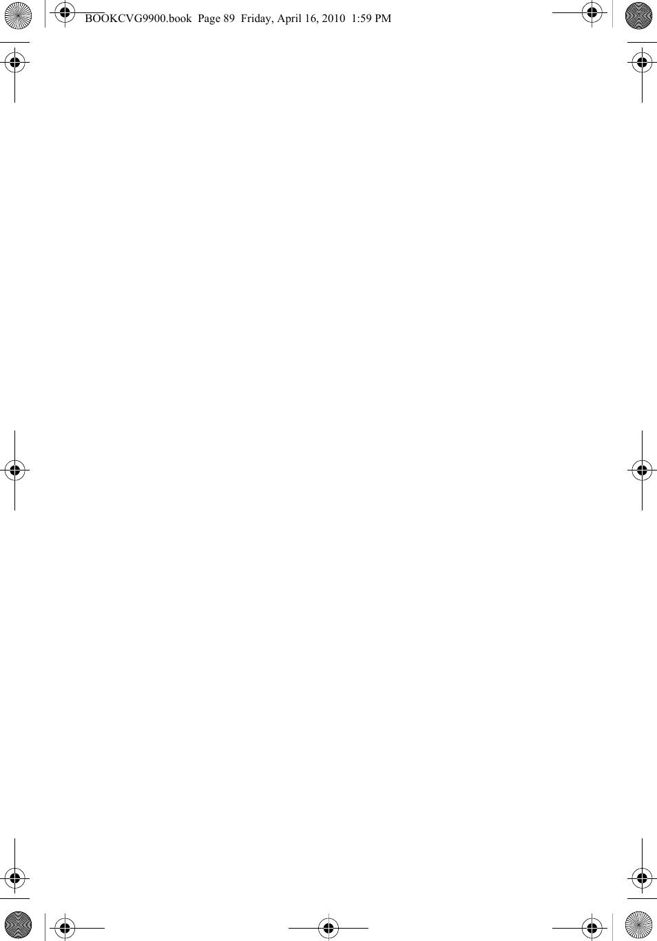 SOLAC CVG9900 User Manual | Page 89 / 90