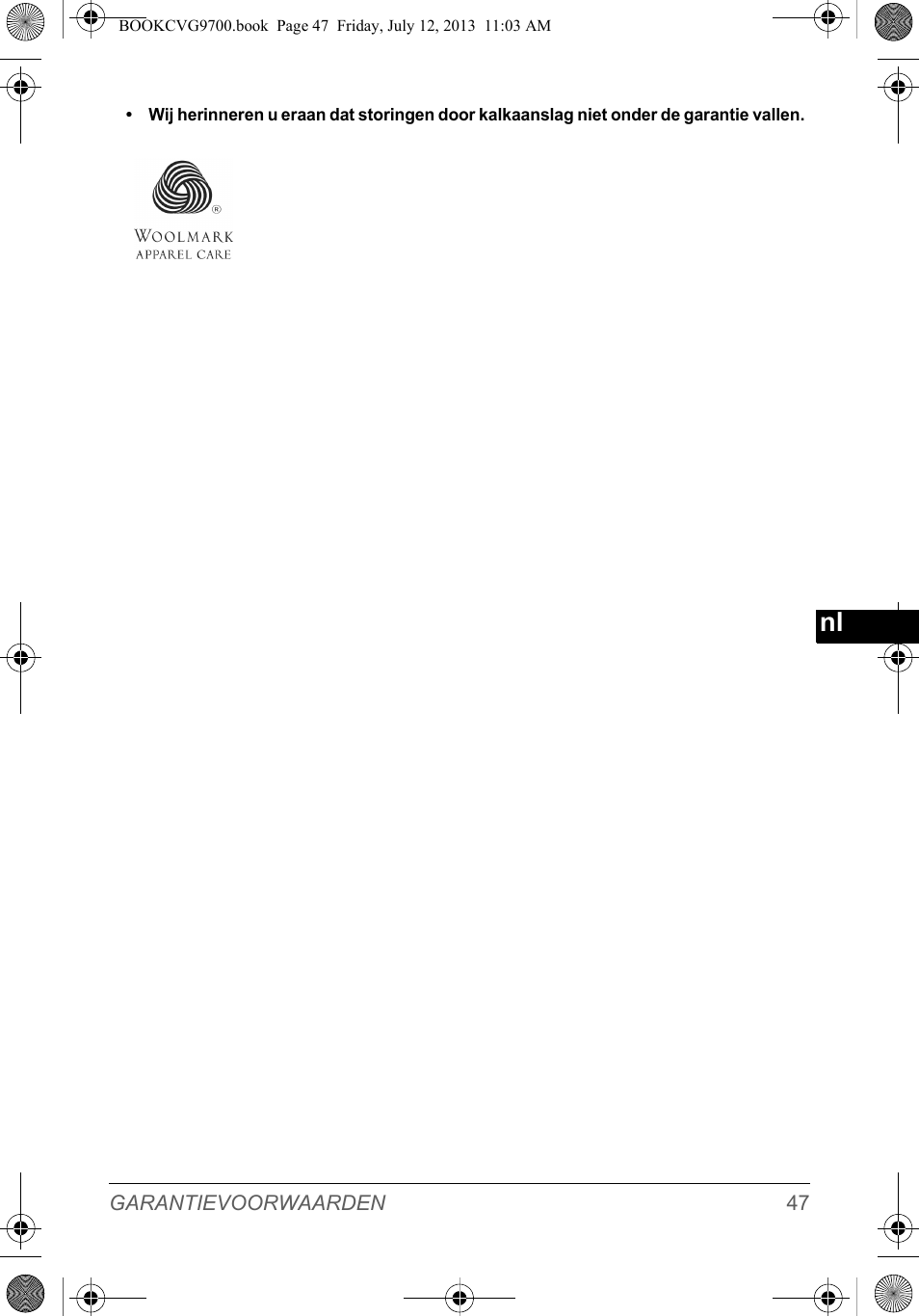 SOLAC CVG9700 User Manual | Page 49 / 92