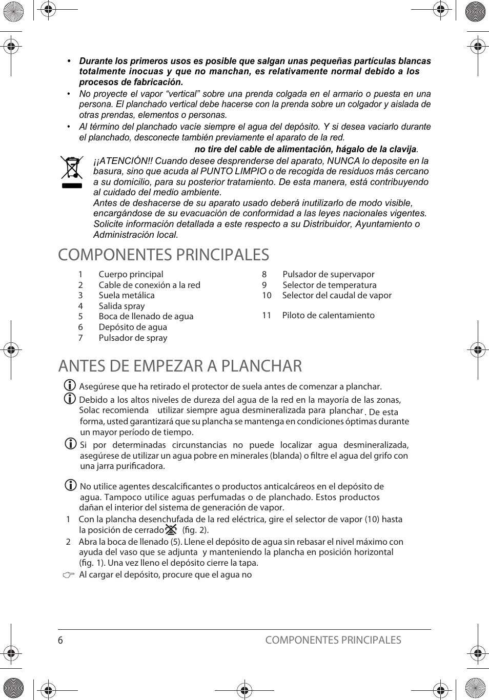SOLAC PV2015 User Manual | Page 6 / 81
