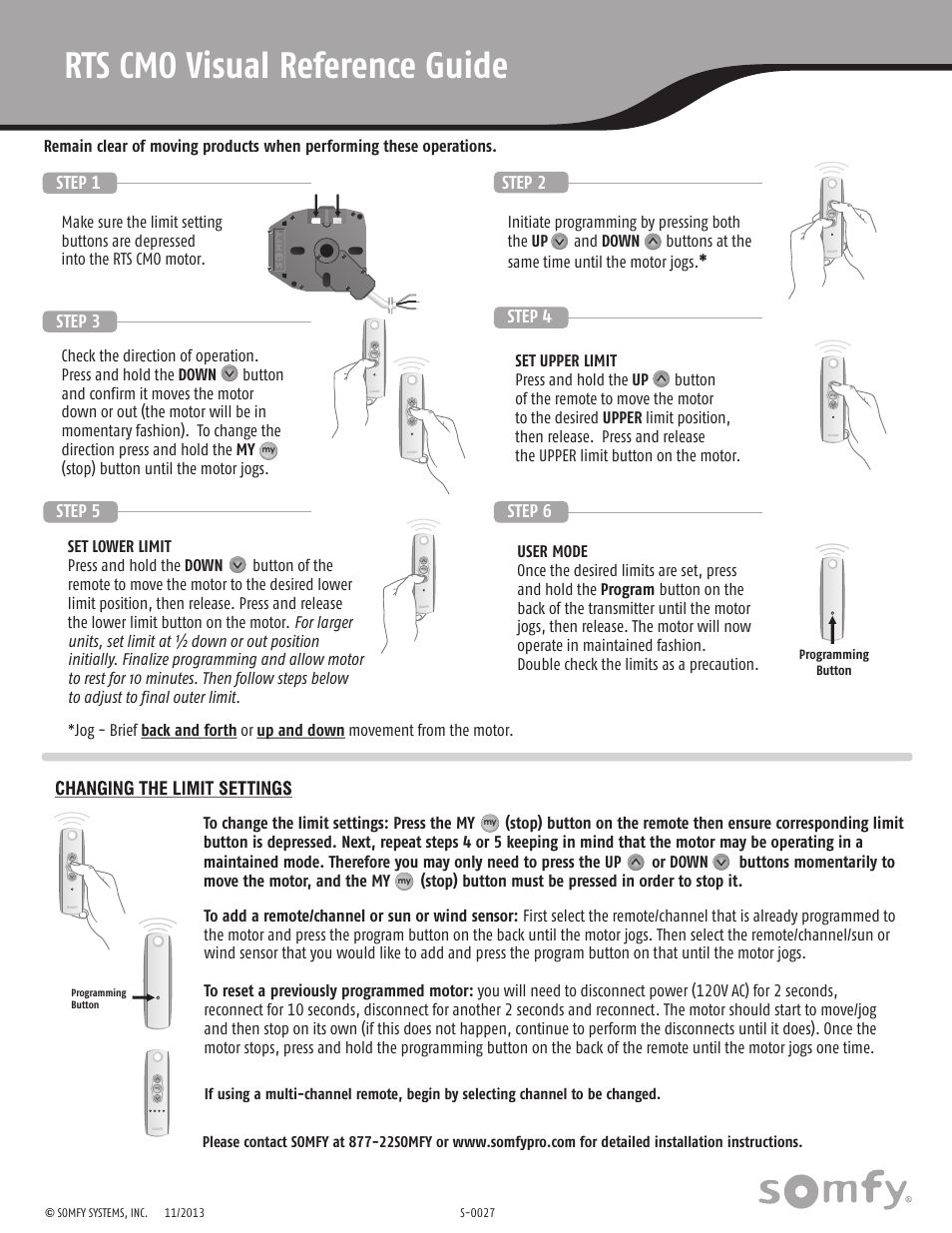 Rts cmo visual reference guide | SOMFY ALTUS User Manual | Page 2 / 2