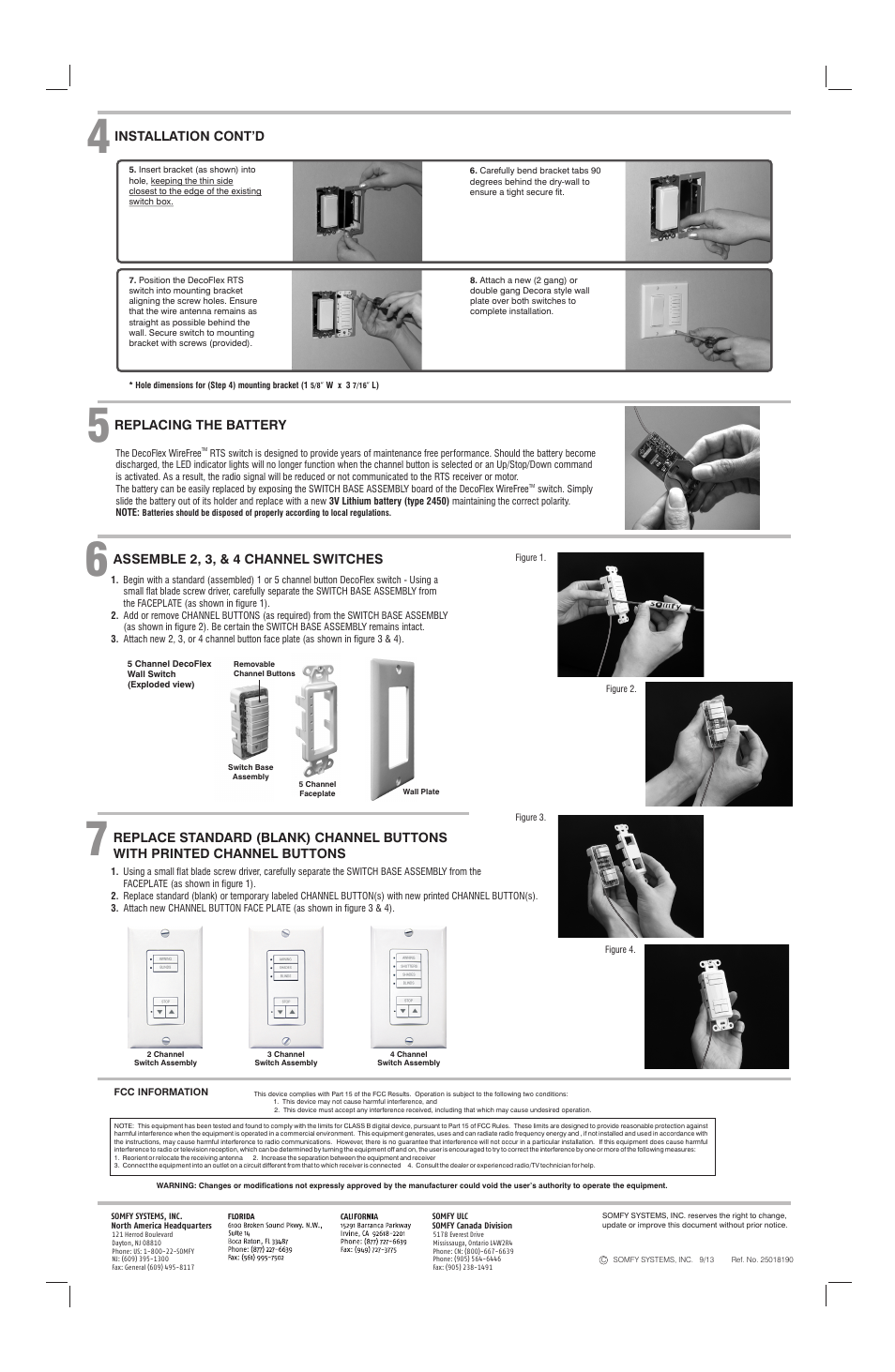 SOMFY DECOFLEX WIREFREE RTS User Manual | Page 2 / 2