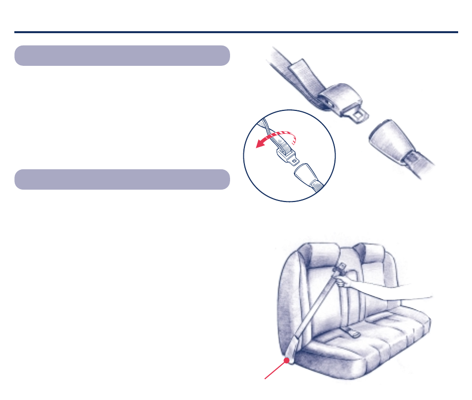 Vehicle seat belts | Century Plus 22 User Manual | Page 18 / 24