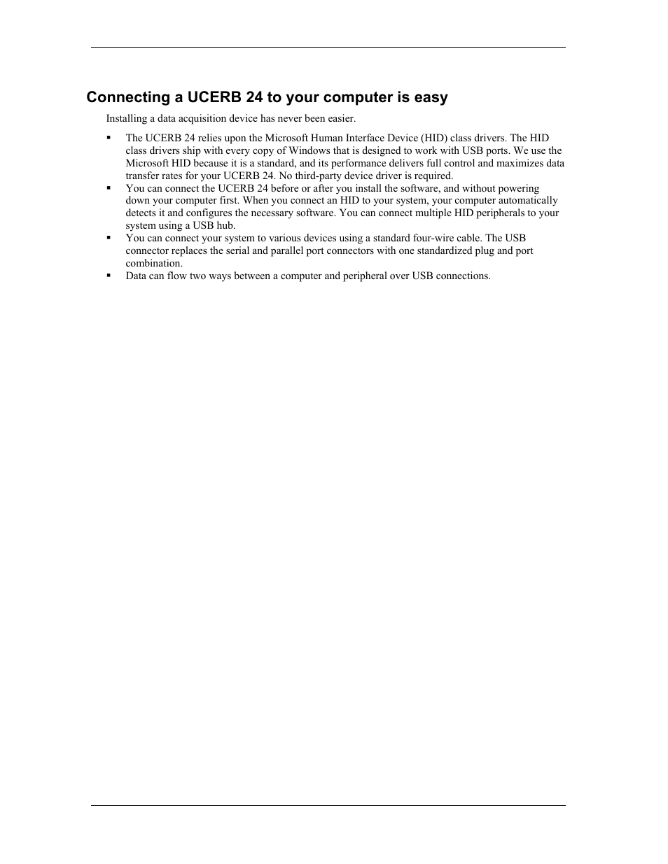 Connecting a ucerb 24 to your computer is easy | CyberResearch UCERB 24 User Manual | Page 12 / 38