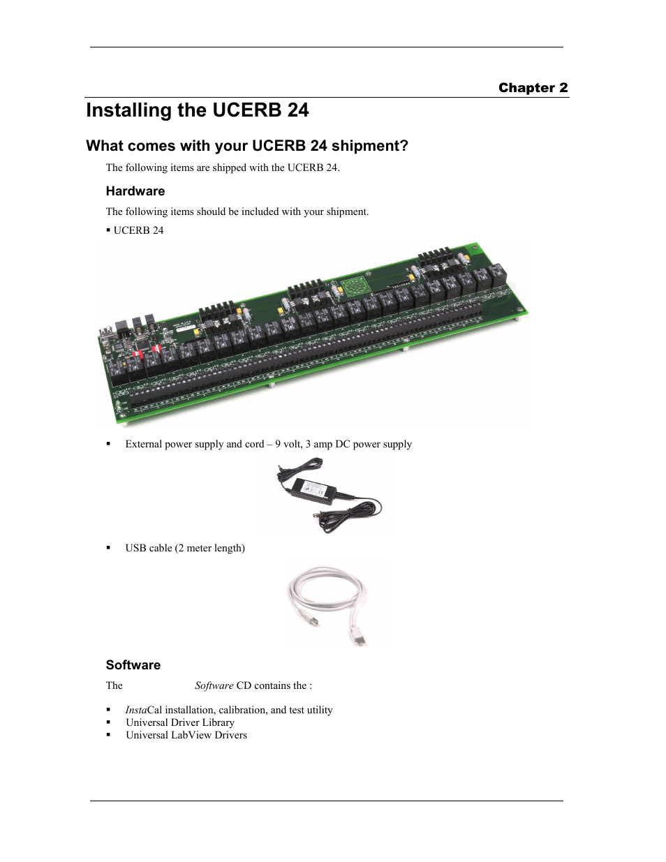 Installing the ucerb 24, What comes with your ucerb 24 shipment | CyberResearch UCERB 24 User Manual | Page 13 / 38
