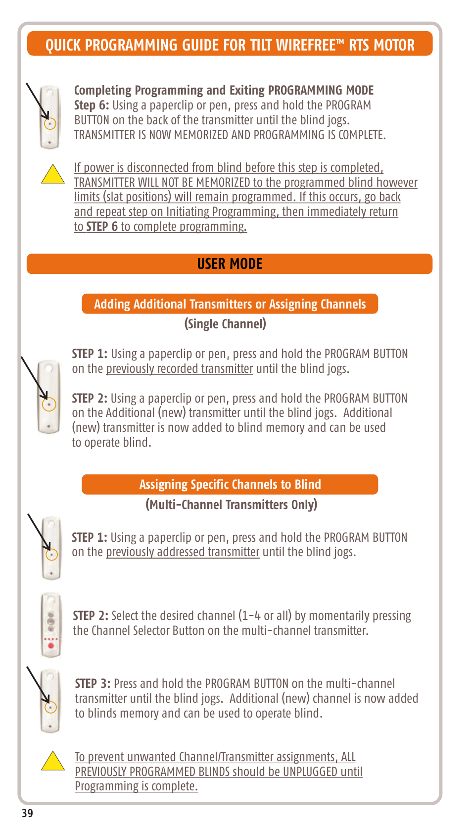 SOMFY SONESSE 30 RTS User Manual | Page 42 / 93