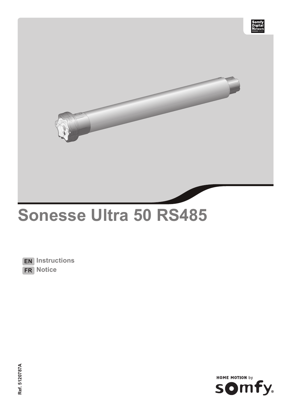 SOMFY Sonesse Ultra 50 RS485 User Manual | 12 pages