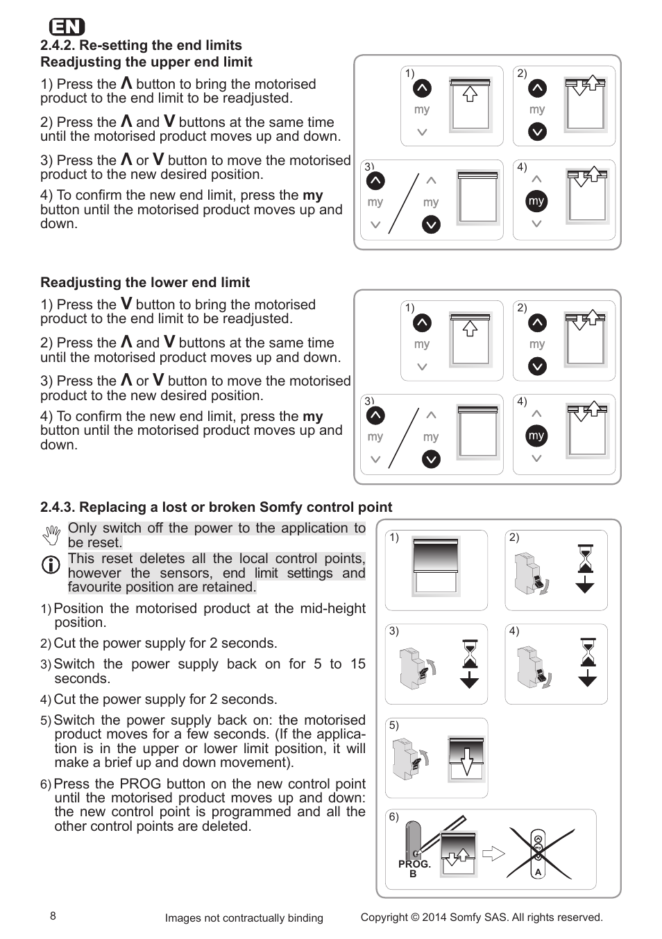 SOMFY Sonesse Ultra 50 RTS User Manual | Page 8 / 13