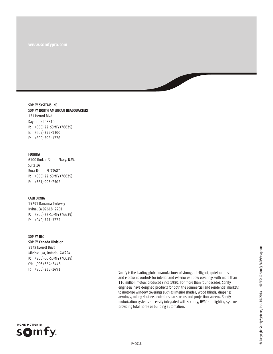 SOMFY OXIMO User Manual | Page 4 / 4