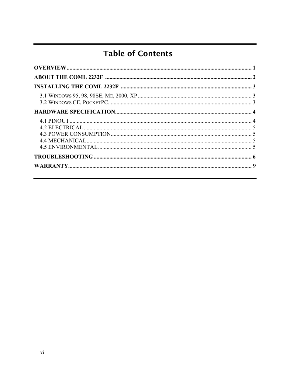 CyberResearch COML 2232F User Manual | Page 8 / 20