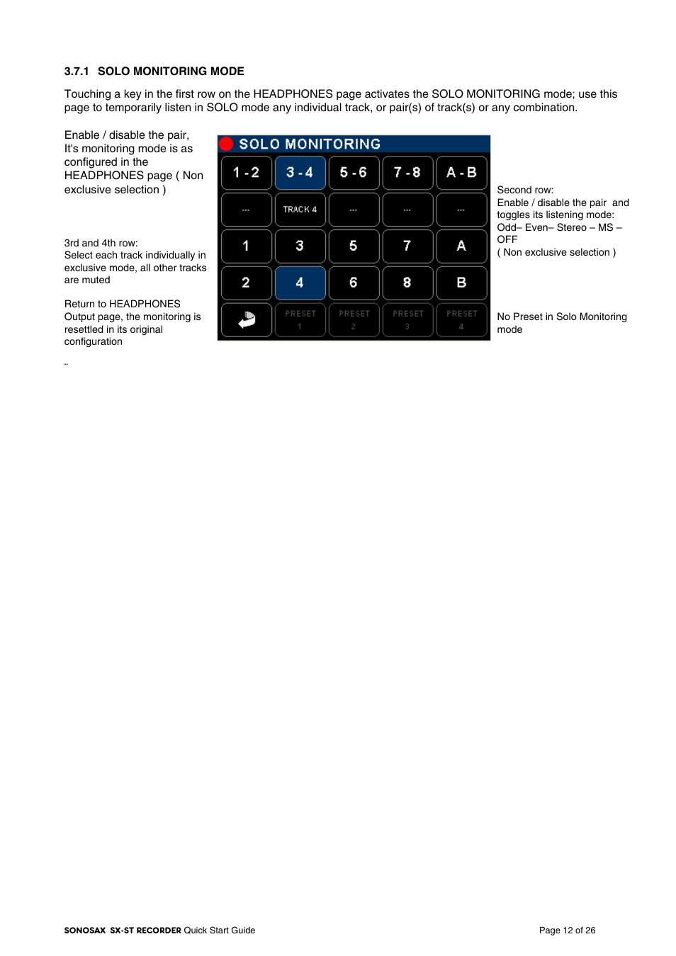 SONOSAX SX-VT Quick_Start User Manual | Page 12 / 26