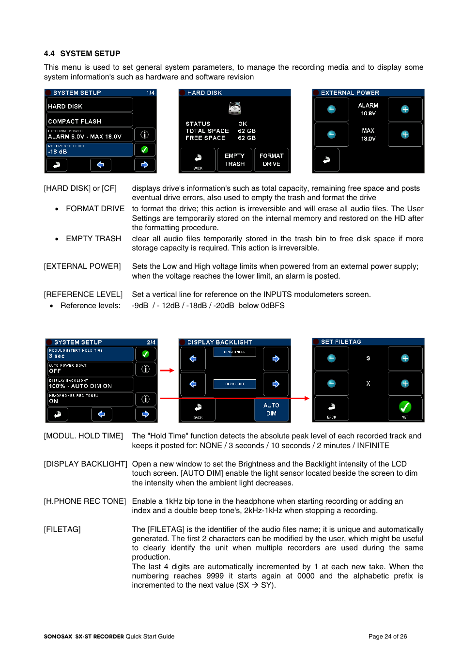 SONOSAX SX-VT Quick_Start User Manual | Page 24 / 26
