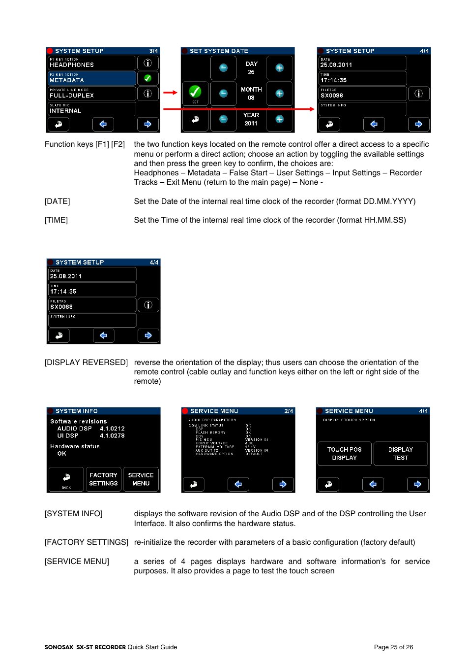 SONOSAX SX-VT Quick_Start User Manual | Page 25 / 26