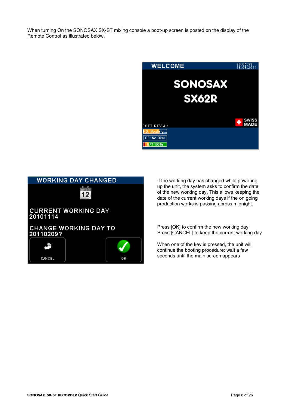 SONOSAX SX-VT Quick_Start User Manual | Page 8 / 26