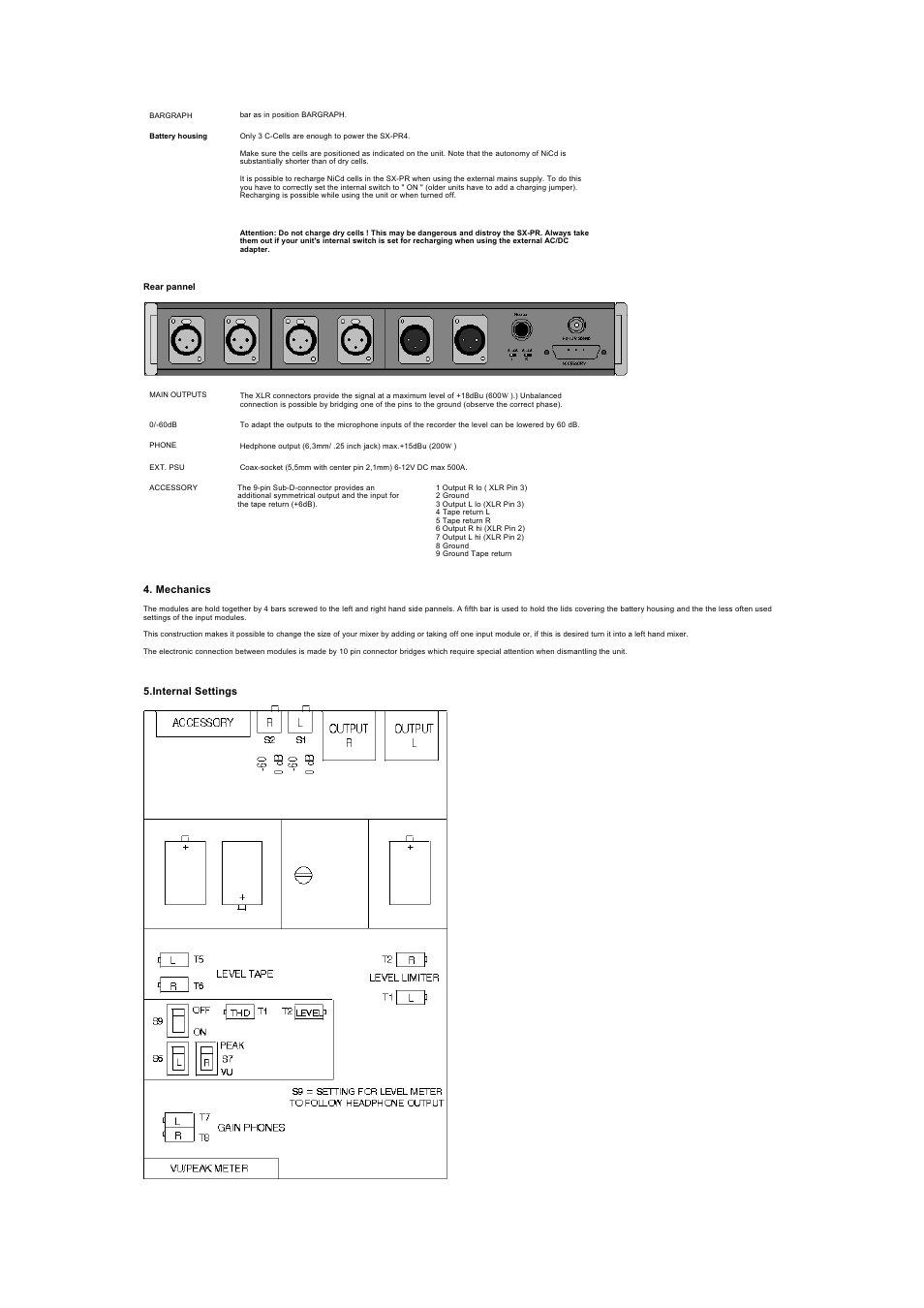 SONOSAX SX-PR User Manual | Page 4 / 5