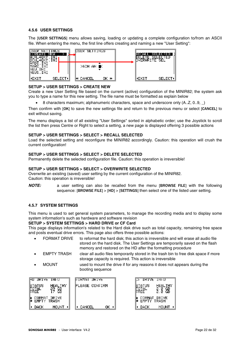 SONOSAX MINIR82 User Manual | Page 22 / 32