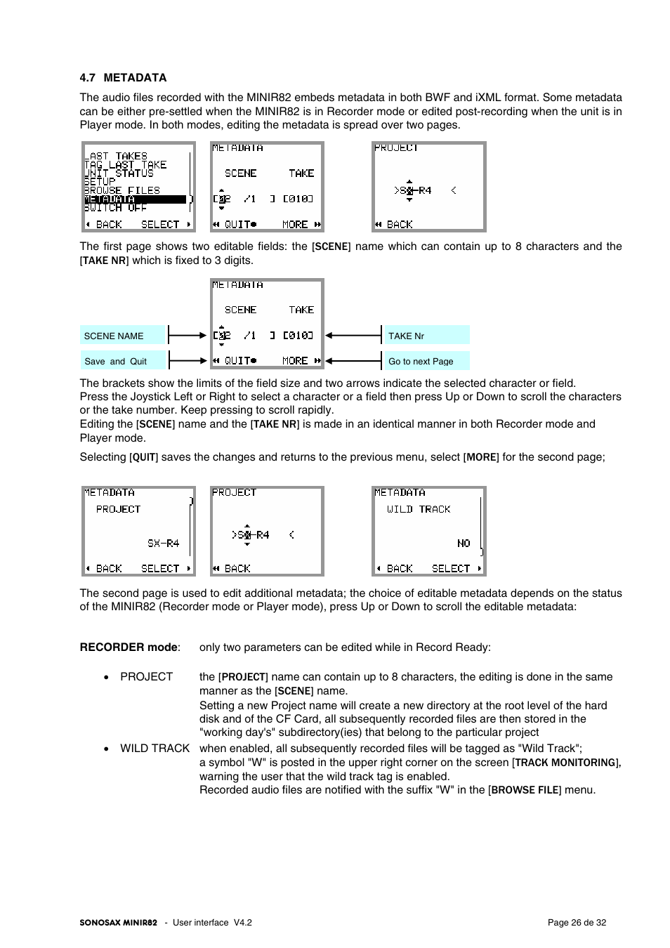 SONOSAX MINIR82 User Manual | Page 26 / 32