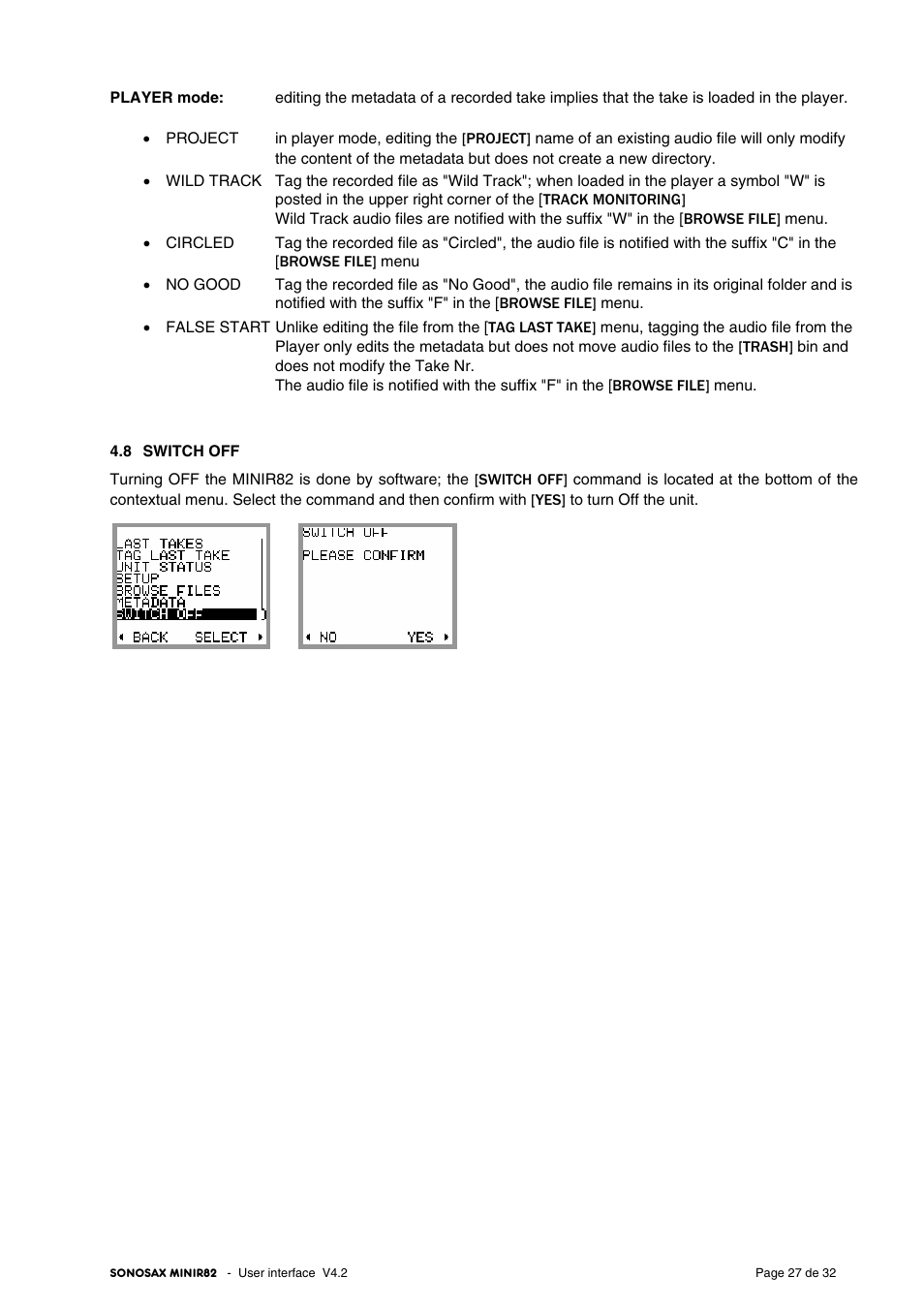 SONOSAX MINIR82 User Manual | Page 27 / 32