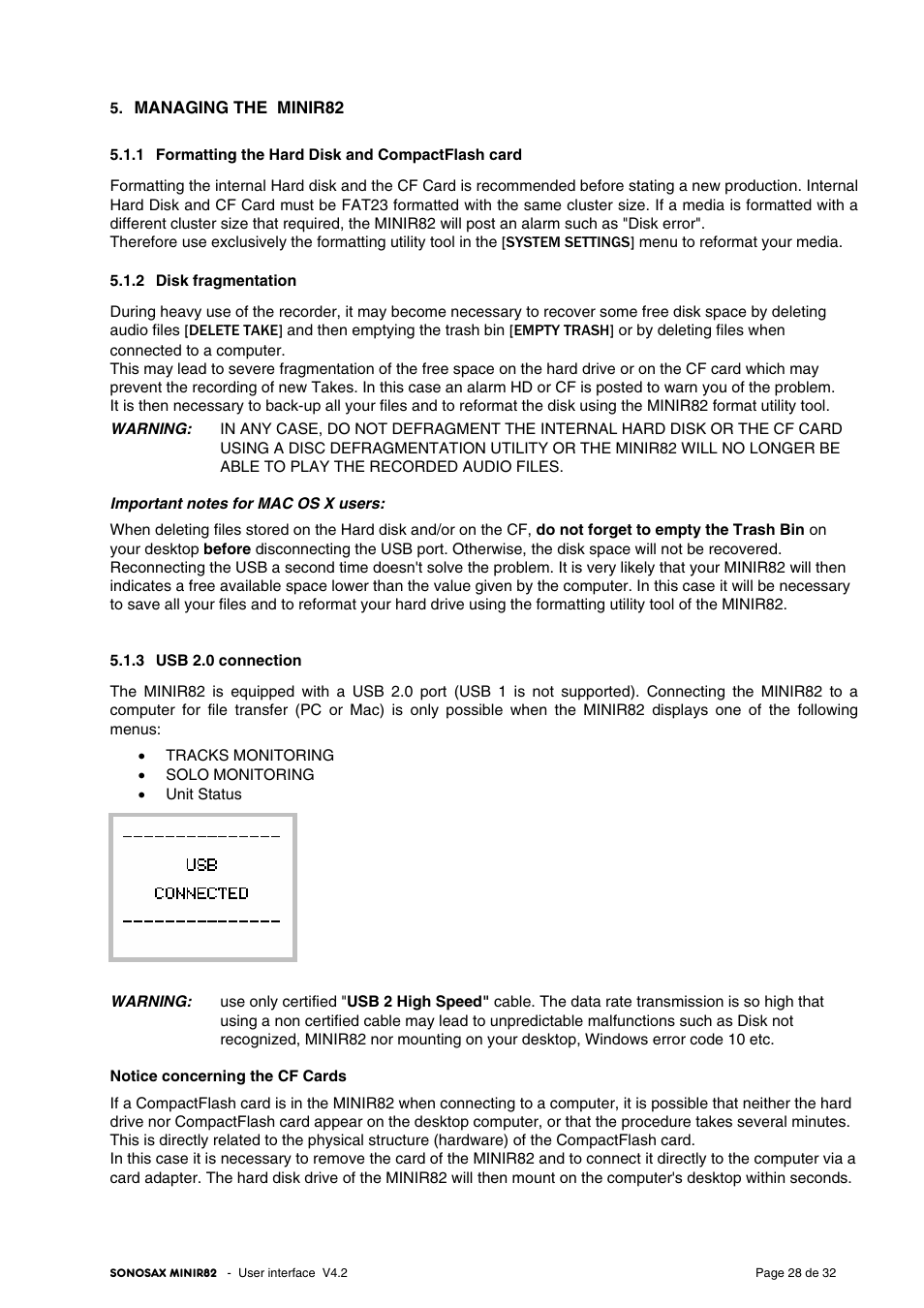 SONOSAX MINIR82 User Manual | Page 28 / 32