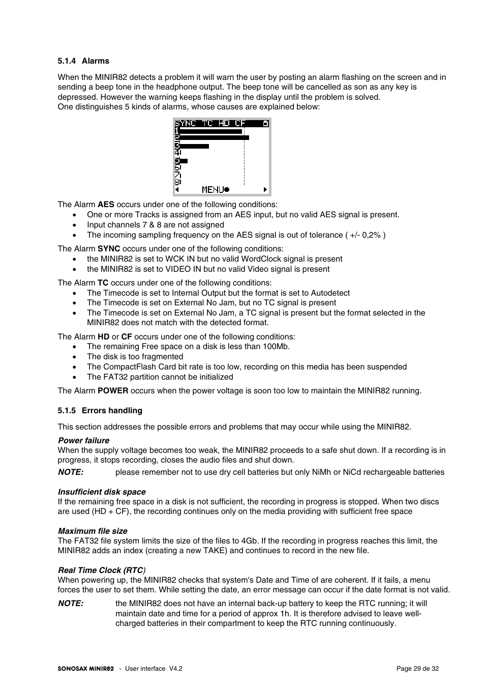 SONOSAX MINIR82 User Manual | Page 29 / 32