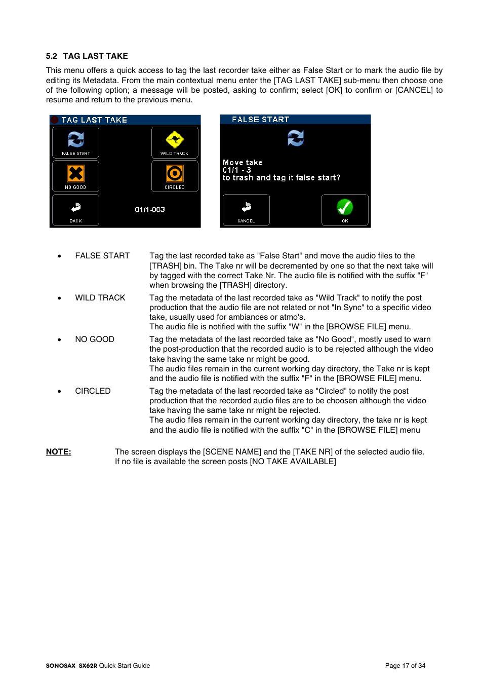 SONOSAX SX-62R Quick_Start User Manual | Page 17 / 34