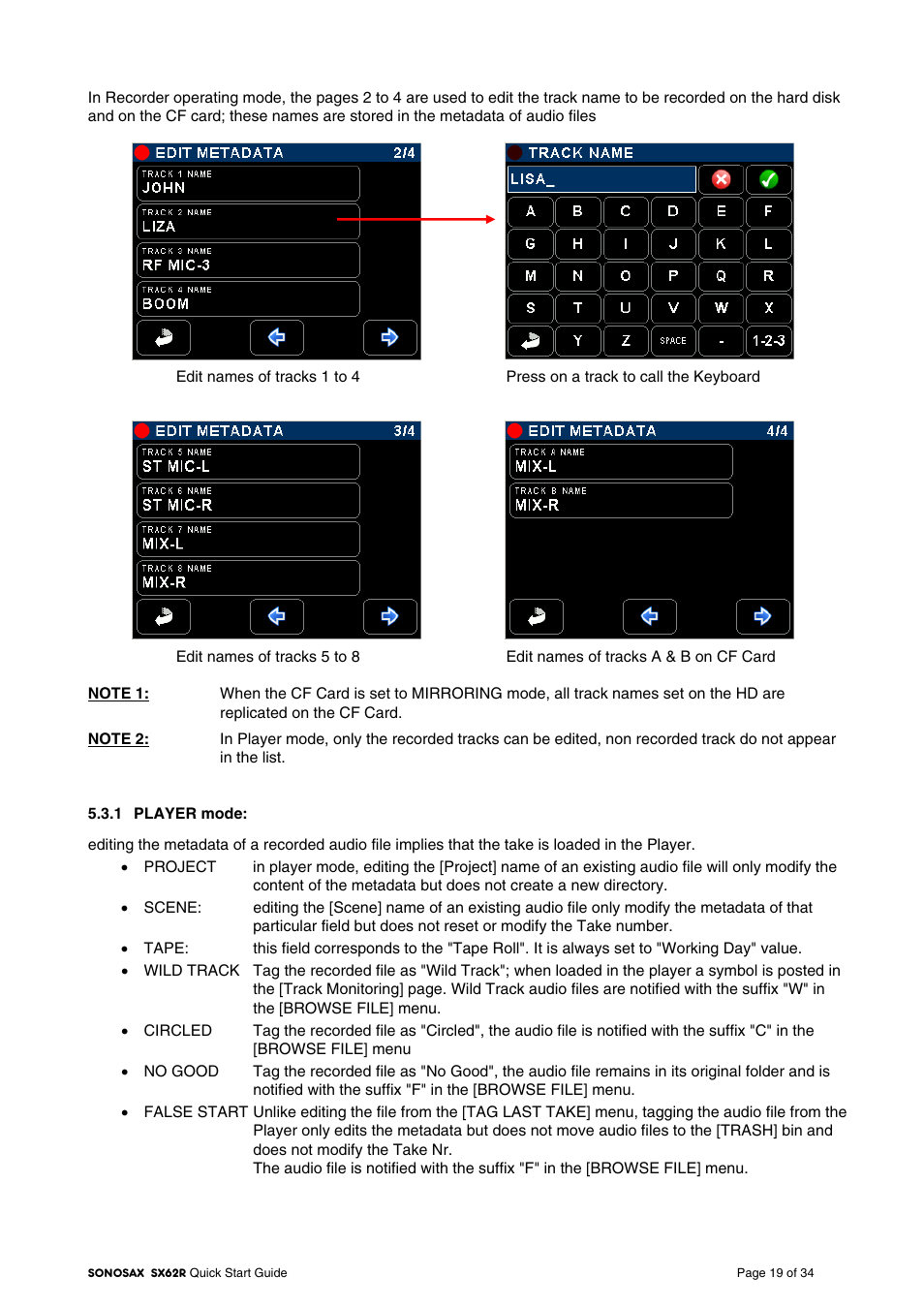 SONOSAX SX-62R Quick_Start User Manual | Page 19 / 34