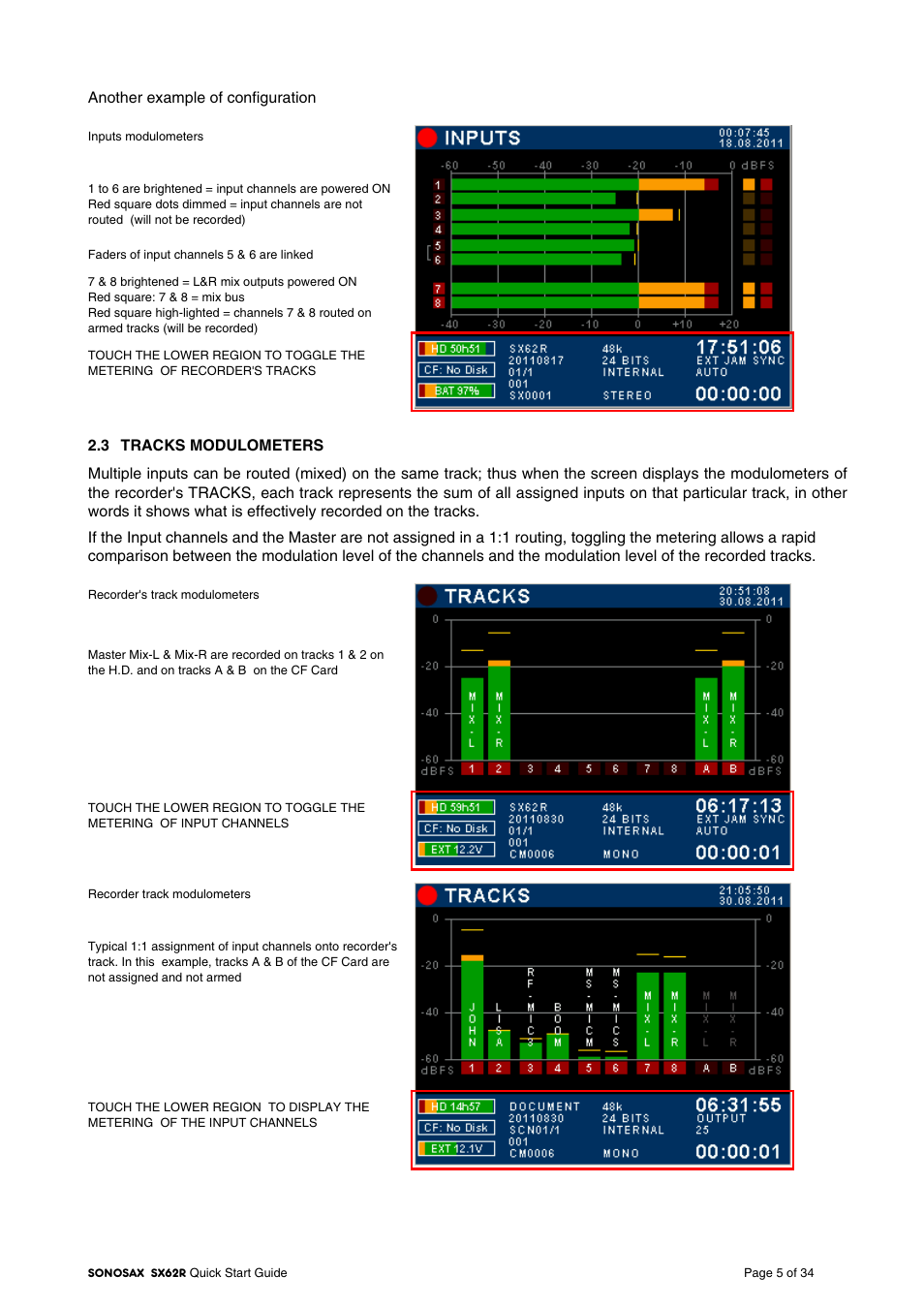 Another example of configuration | SONOSAX SX-62R Quick_Start User Manual | Page 5 / 34