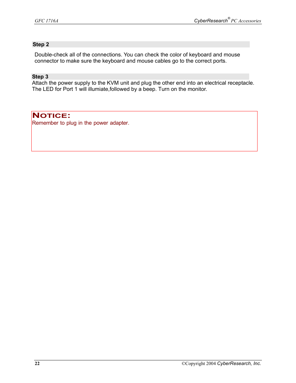 CyberResearch GFC 1716A User Manual | Page 28 / 40