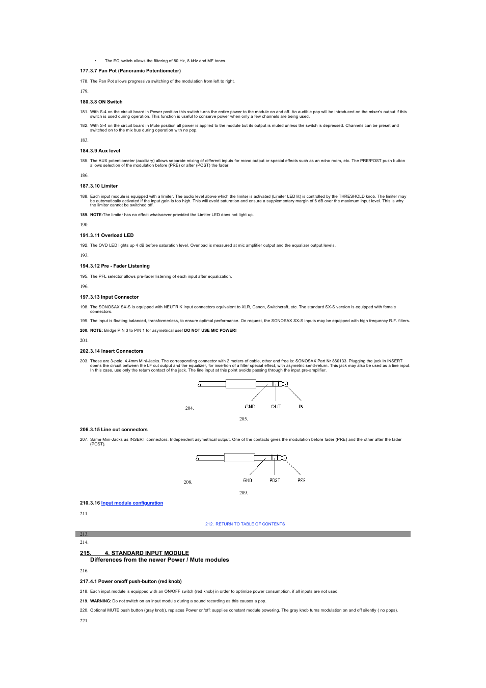 SONOSAX SX-S User Manual | Page 4 / 12