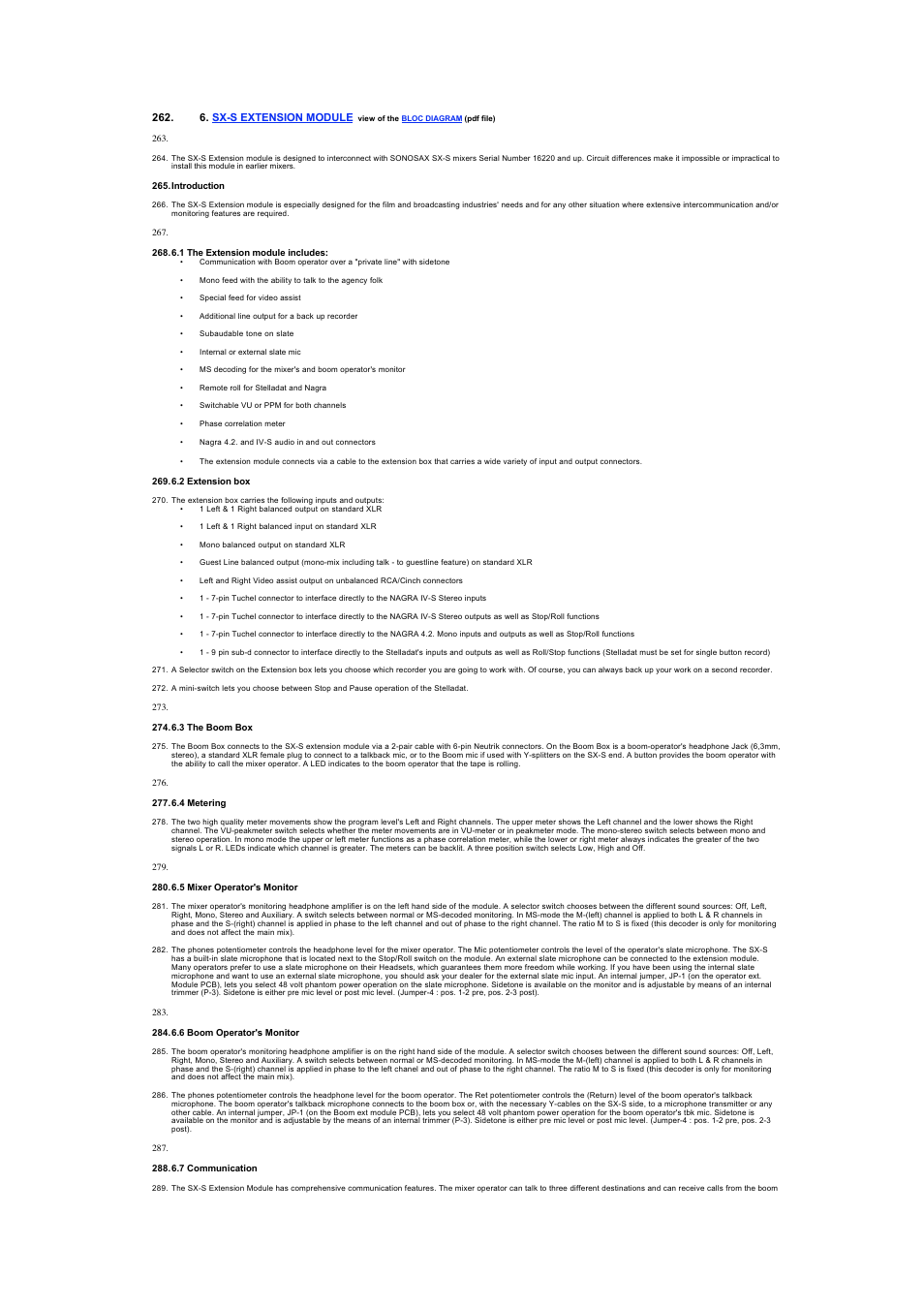 SONOSAX SX-S User Manual | Page 6 / 12