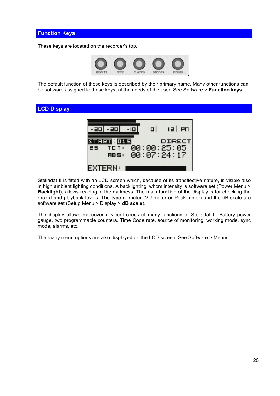 SONOSAX STELLADAT II User Manual | Page 25 / 93