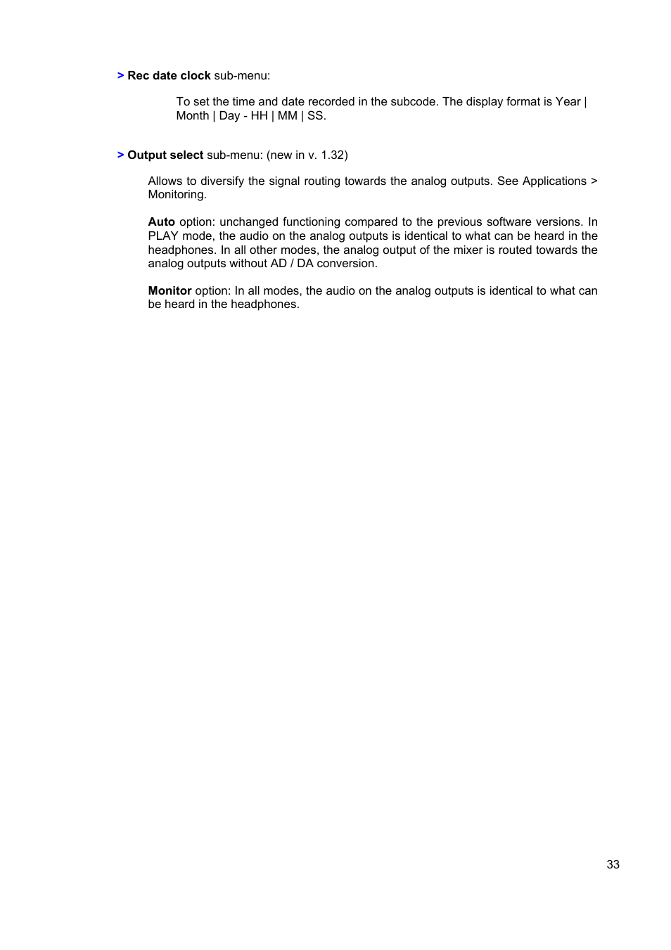 SONOSAX STELLADAT II User Manual | Page 33 / 93