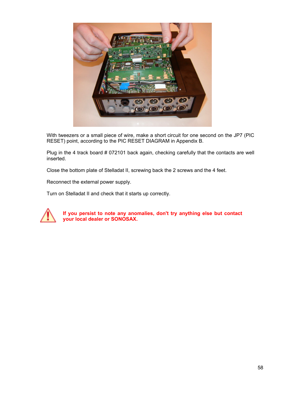 SONOSAX STELLADAT II User Manual | Page 58 / 93