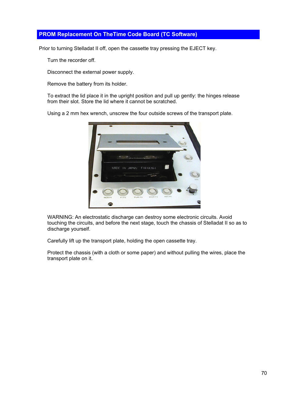 SONOSAX STELLADAT II User Manual | Page 70 / 93