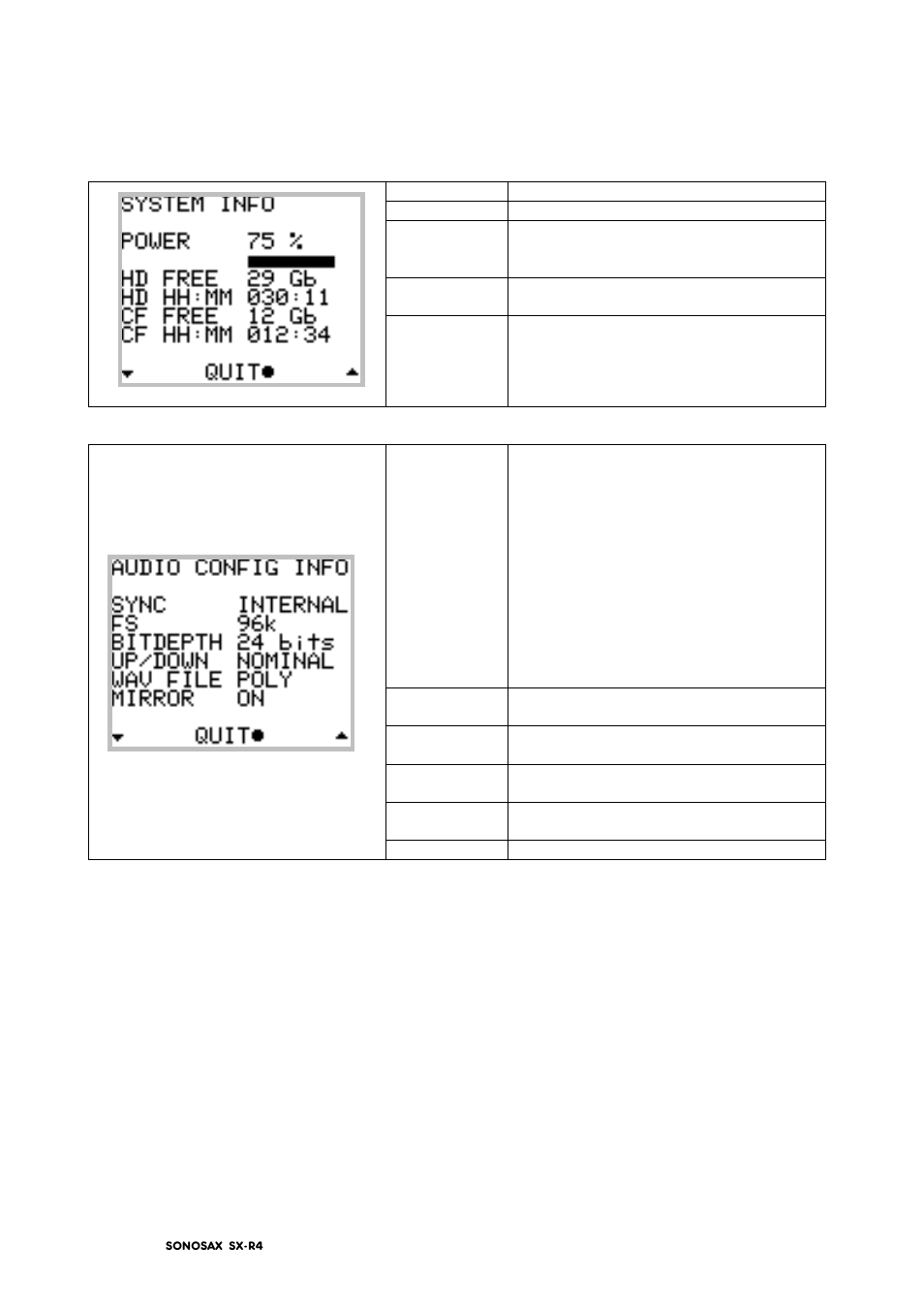 SONOSAX SX-R4 (Firmware v3.1) User Manual | Page 26 / 53