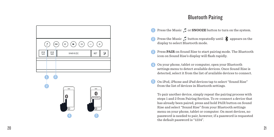 Bluetooth pairing | SoundFreaq SFQ-08 User Manual | Page 11 / 19