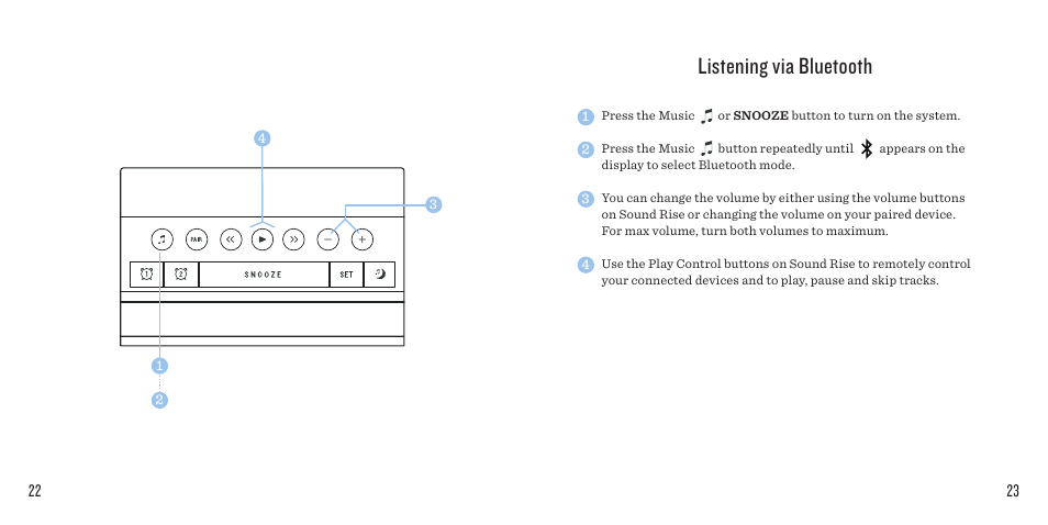 Listening via bluetooth | SoundFreaq SFQ-08 User Manual | Page 12 / 19
