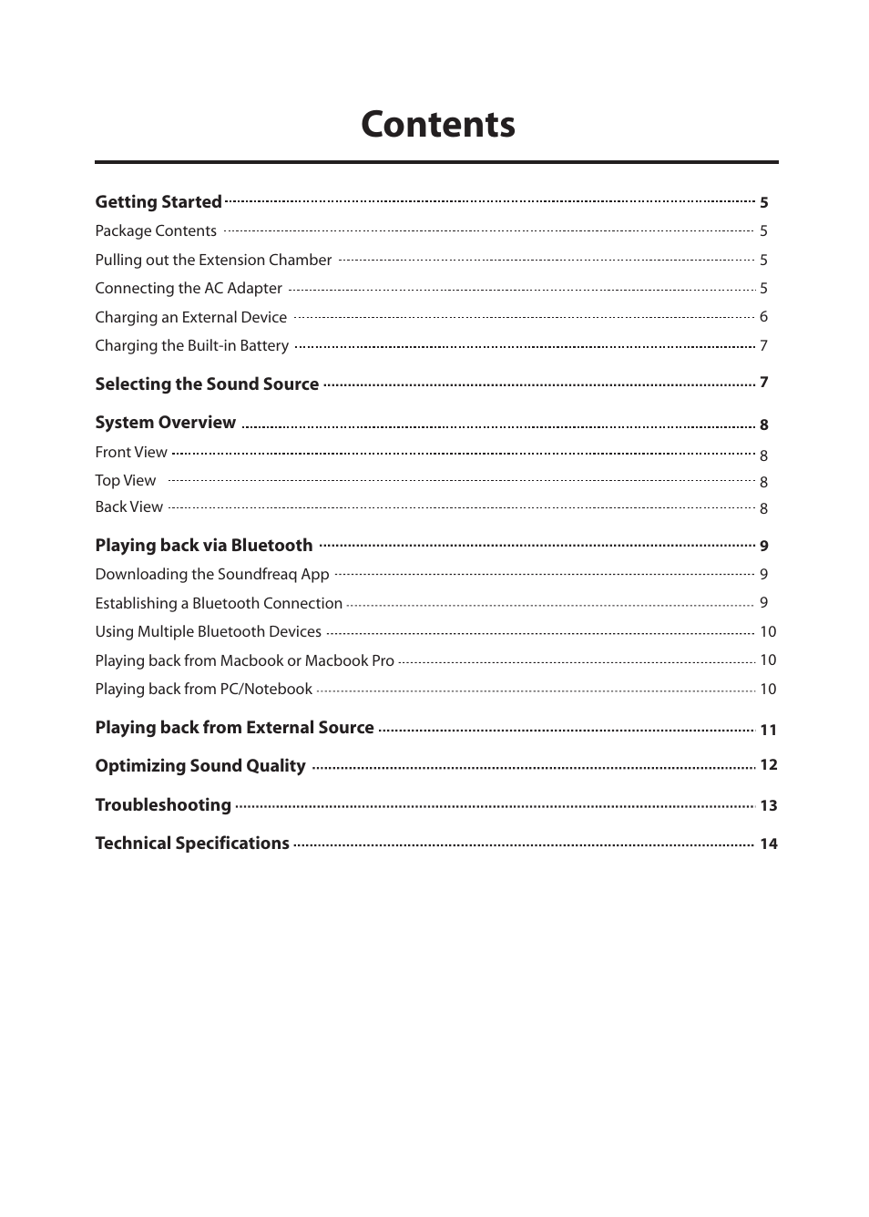 SoundFreaq SFQ-04 User Manual | Page 5 / 16