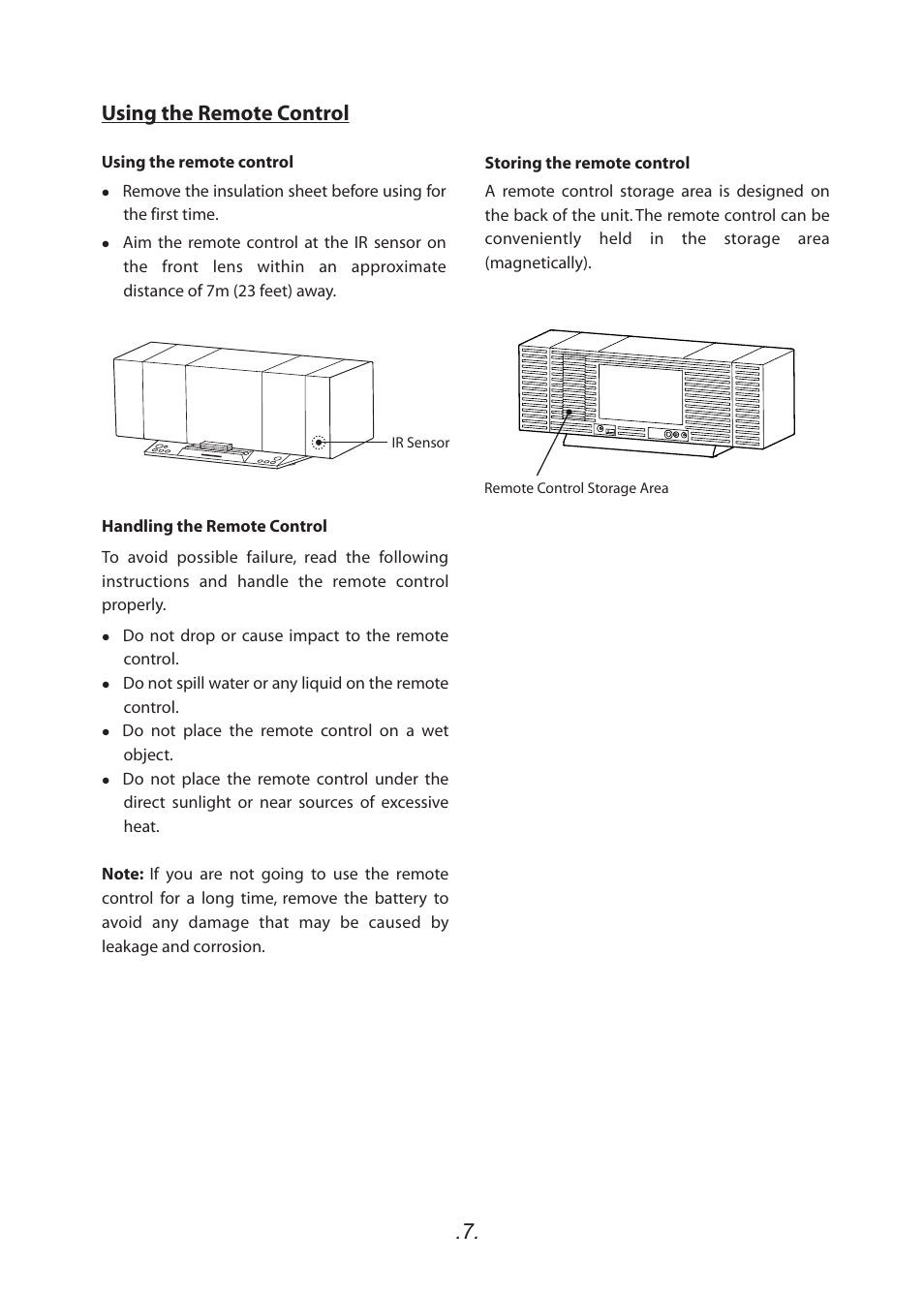 Using the remote control | SoundFreaq SFQ-03 User Manual | Page 8 / 20