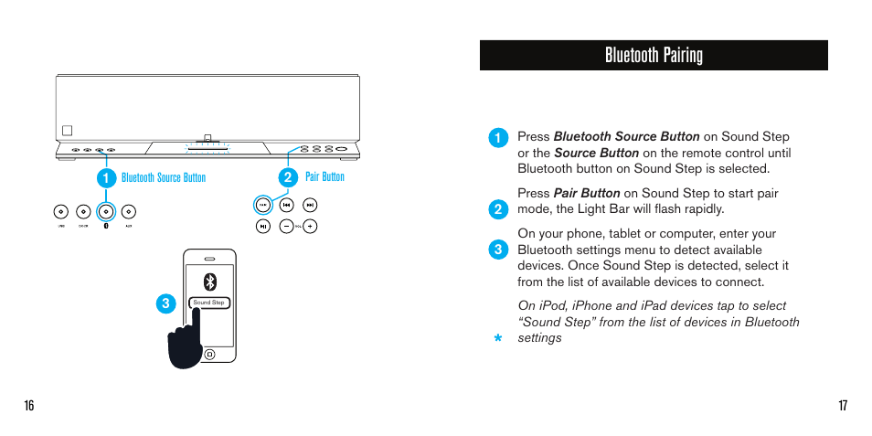 Bluetooth pairing | SoundFreaq SFQ-02L User Manual | Page 9 / 15