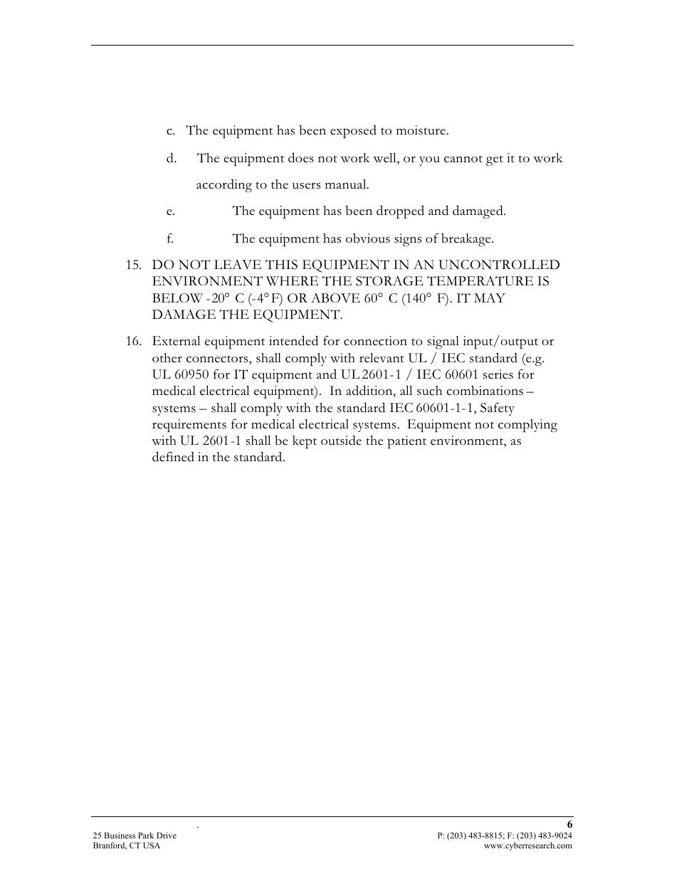 CyberResearch FPC 1702-P24 User Manual | Page 15 / 81