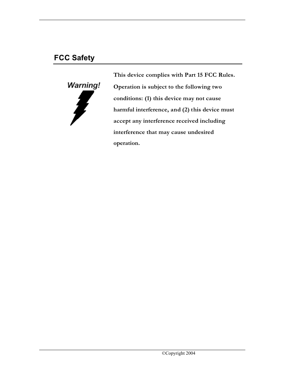 Fcc safety | CyberResearch FPC 1702-P24 User Manual | Page 16 / 81