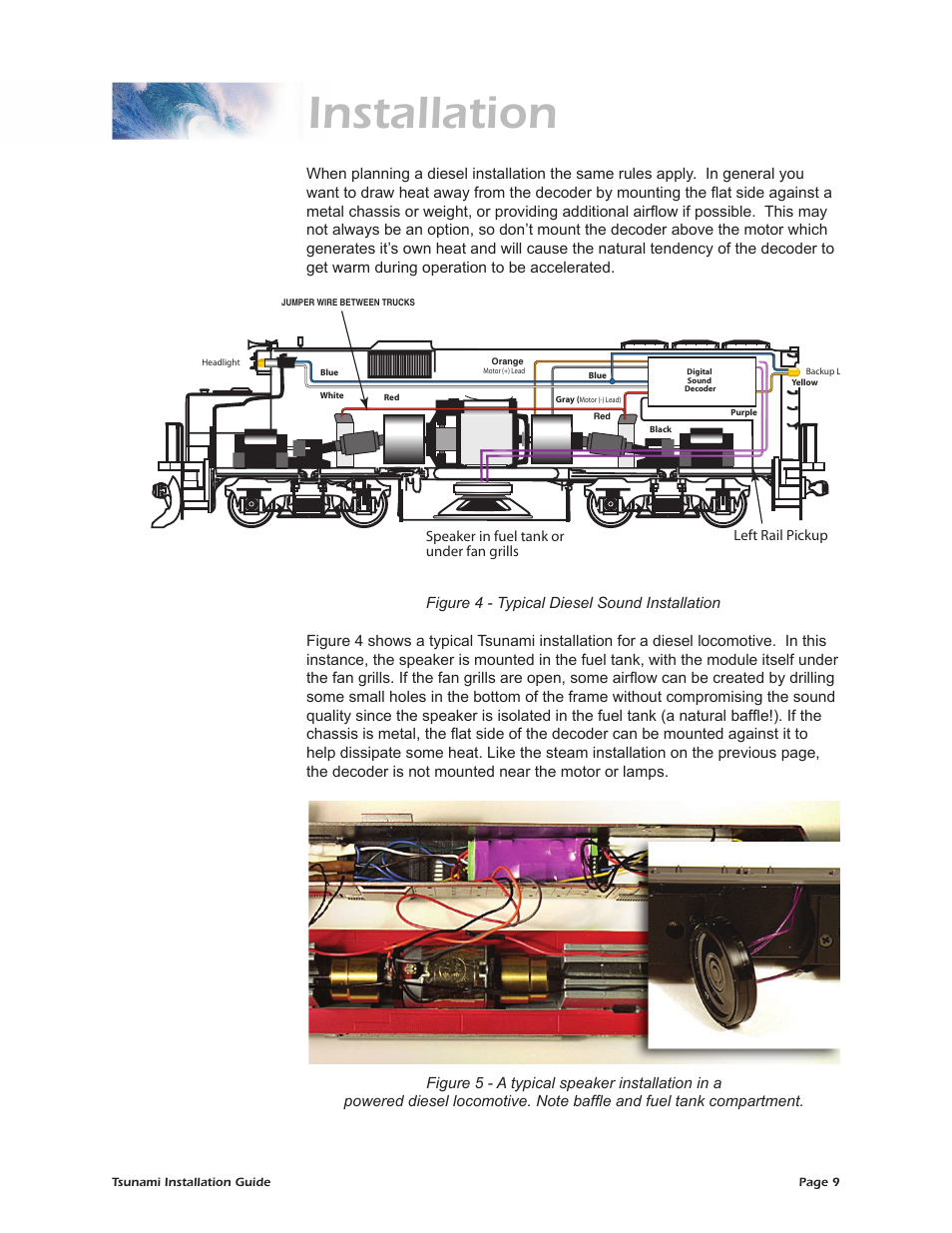 Installation | SoundTraxx Tsunami Installation User Manual | Page 12 / 35