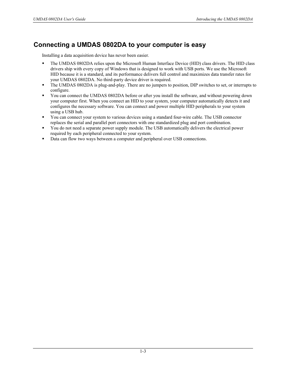 Chapter 2, Connecting a umdas 0802da to your computer is easy | CyberResearch UMDAS 0802DA User Manual | Page 12 / 42