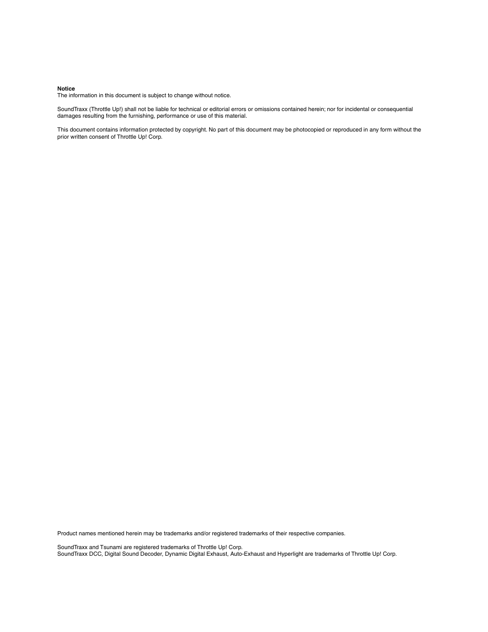 SoundTraxx QSK19C x3 User Manual | Page 2 / 7