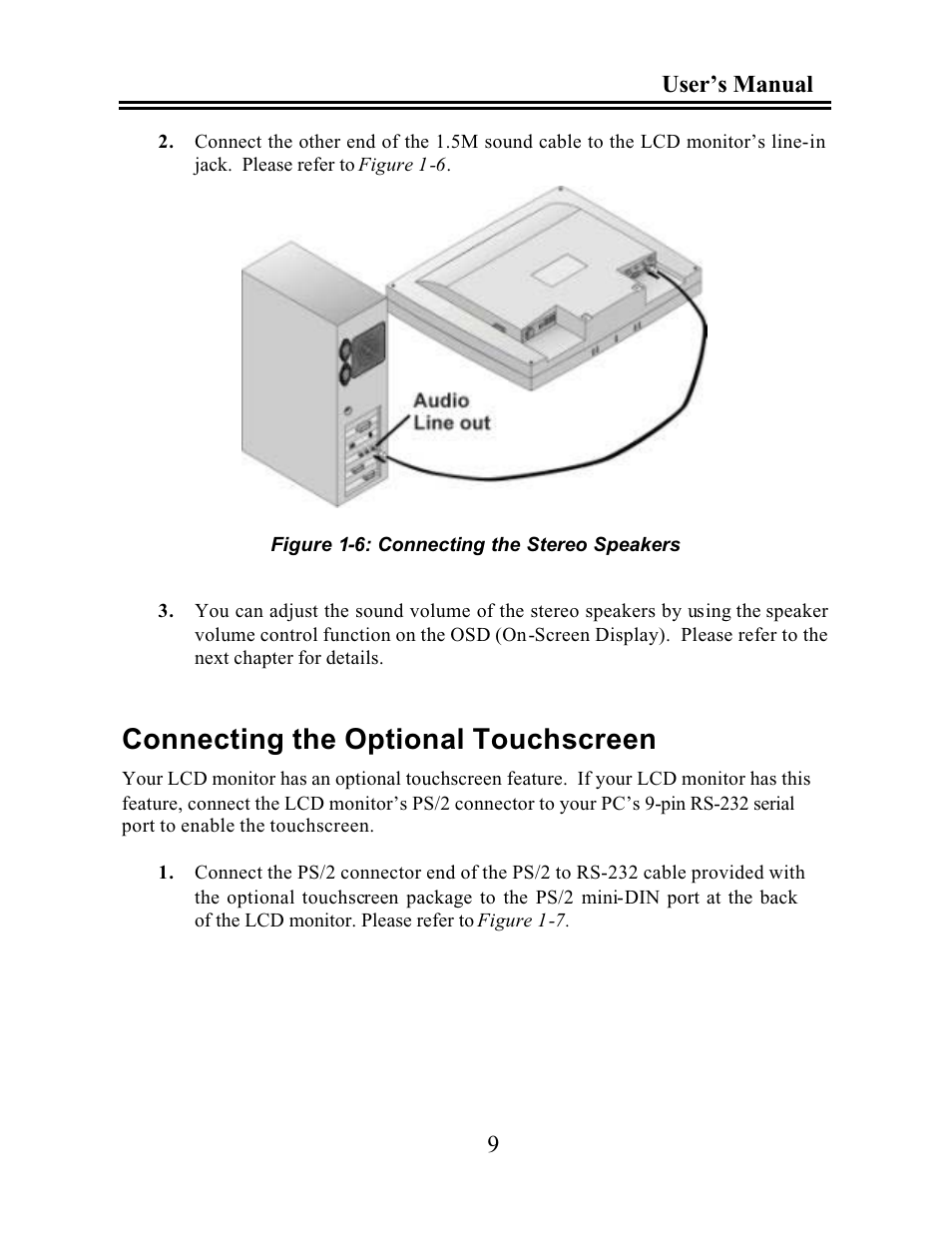 Connecting the optional touchscreen | CyberResearch GDO 18 User Manual | Page 19 / 42