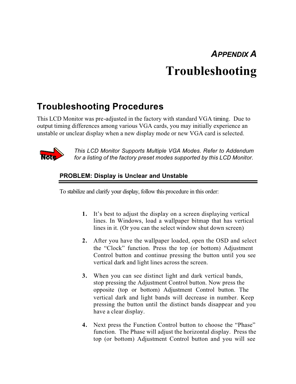 Troubleshooting, Troubleshooting procedures | CyberResearch GDO 18 User Manual | Page 27 / 42