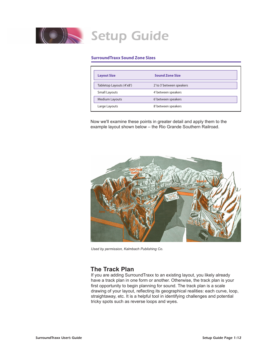 Setup guide, The track plan | SoundTraxx SurroundTraxx User Manual | Page 17 / 86